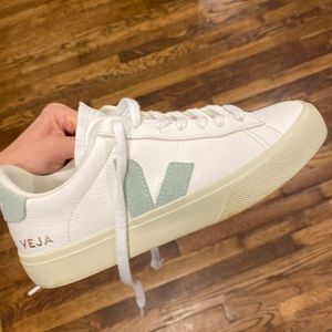 Veja / CAMPO CHROMEFREE LEATHER WHITE MATCHA